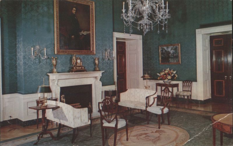 Blue Room, The White House, Washington D.C. District of Columbia