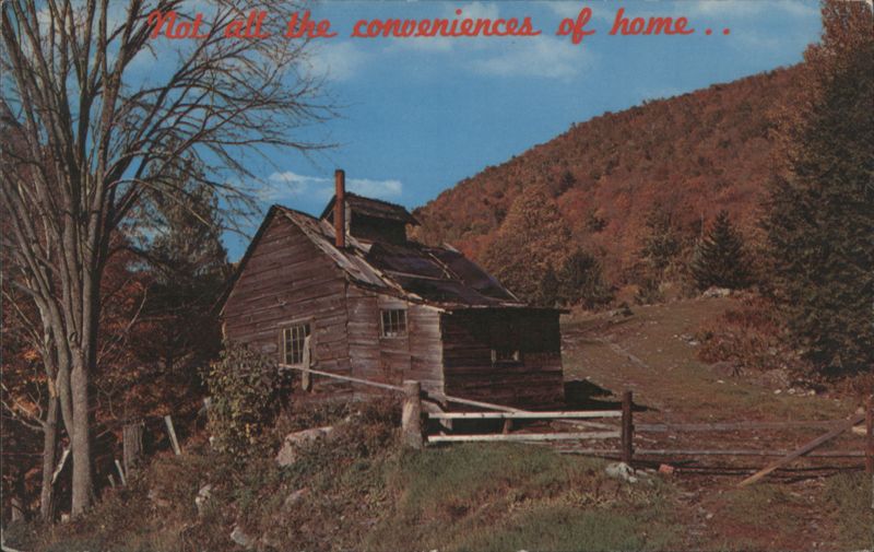 Rustic House, 'Not all the conveniences of home... Reasonable Rent'