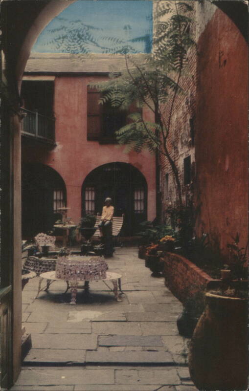 Spanish Courtyard, Wishing Gates, 616 Royal St. New Orleans Louisiana