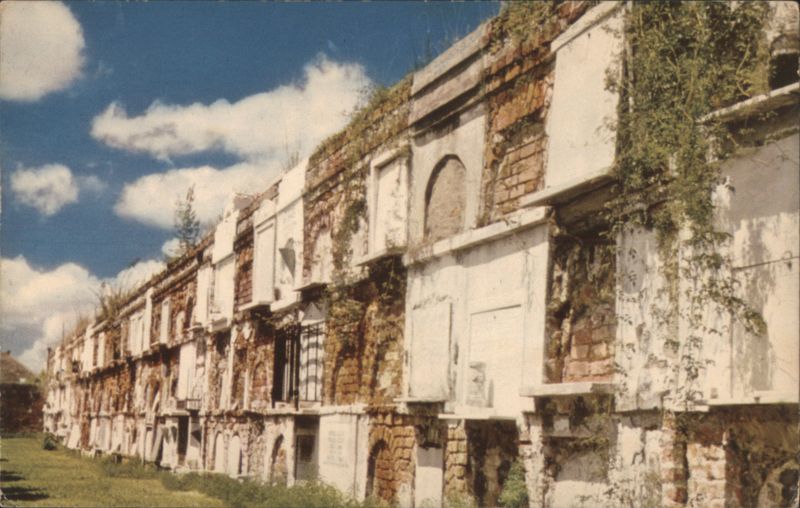 Vaults of Old St. Louis Cemetery, above ground New Orleans Louisiana