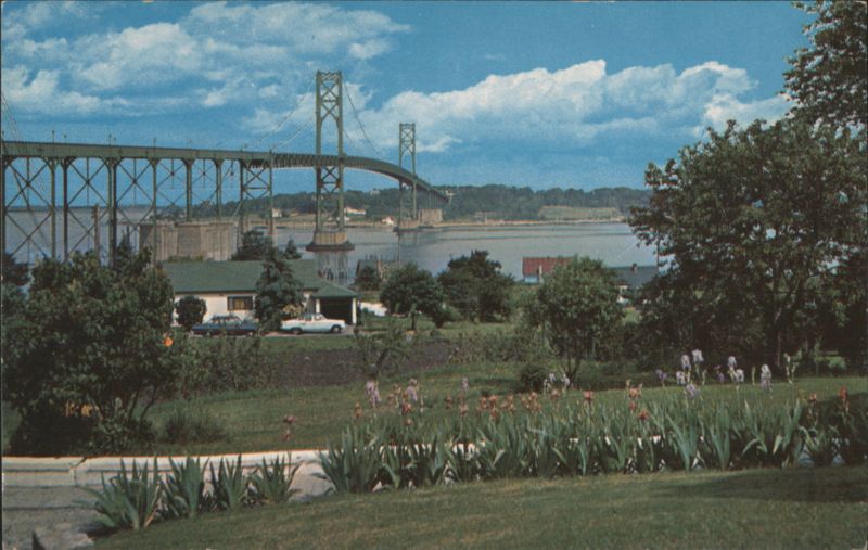 Mt. Hope Bridge Between Portsmouth and Bristol, RI Rhode Island