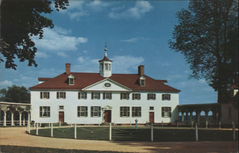 West Front of Mount Vernon Walter H. Miller Presidents