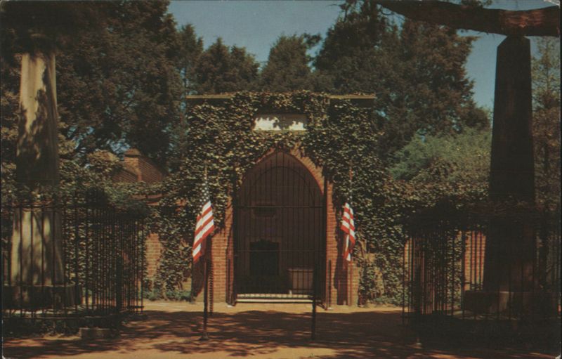 The Washington Tomb at Mount Vernon Virginia Walter H. Miller