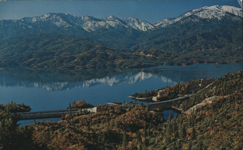 Whiskeytown Lake, Shasta County, CA - Snow-capped Mountains California