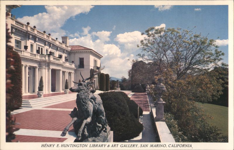 Henry E. Huntington Library & Art Gallery, San Marino California