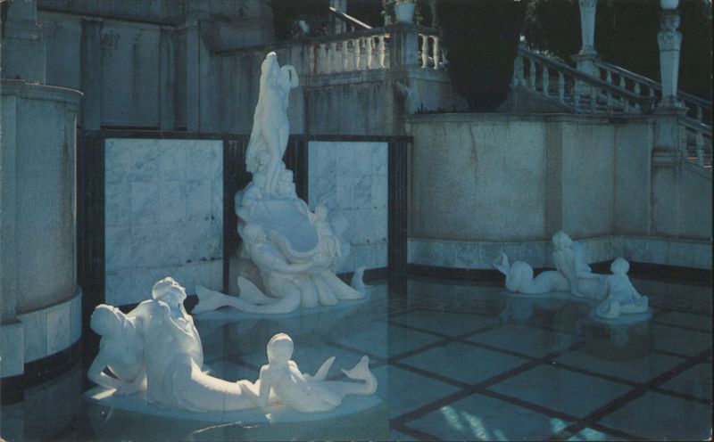 Hearst San Simeon Neptune Pool Fountain of Venus Statuary California