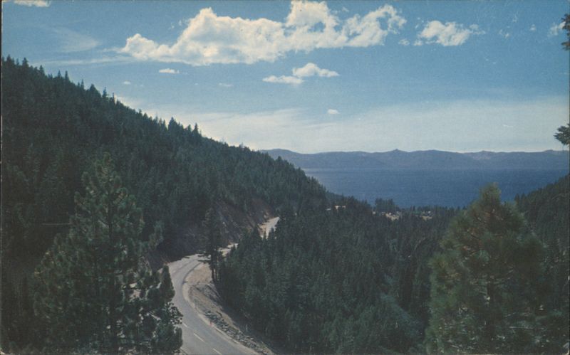 Glenbrook Bay Lake Tahoe US Highway 50 Scenic View California