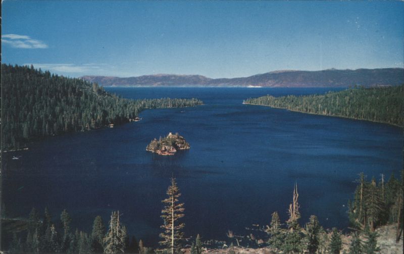 Emerald Bay on Lake Tahoe, California-Nevada Sierras