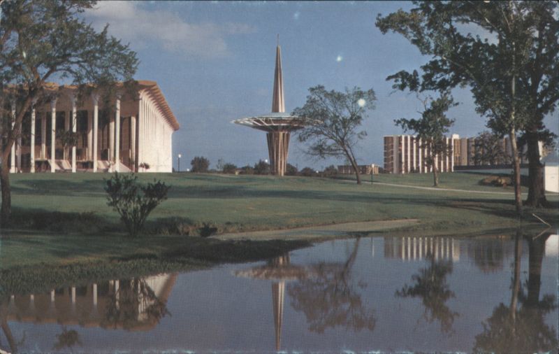 Oral Roberts University, Prayer Tower, Learning Resources Center Tulsa Oklahoma