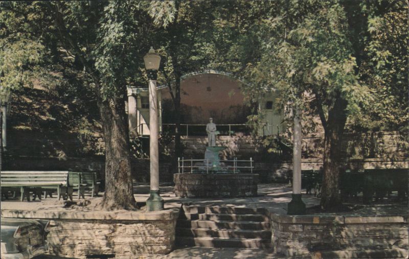 Basin Spring Park, Eureka Springs, Arkansas Brock