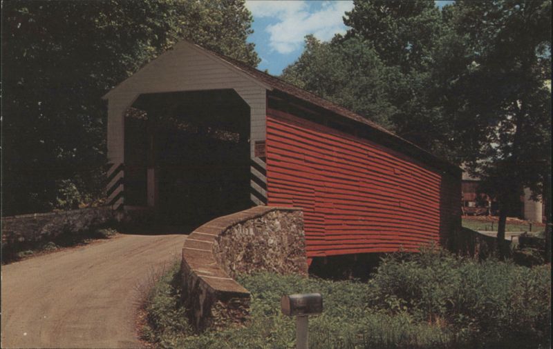 Wenger's Mill Covered Bridge, Penns. Dutch Country Brownstown Pennsylvania