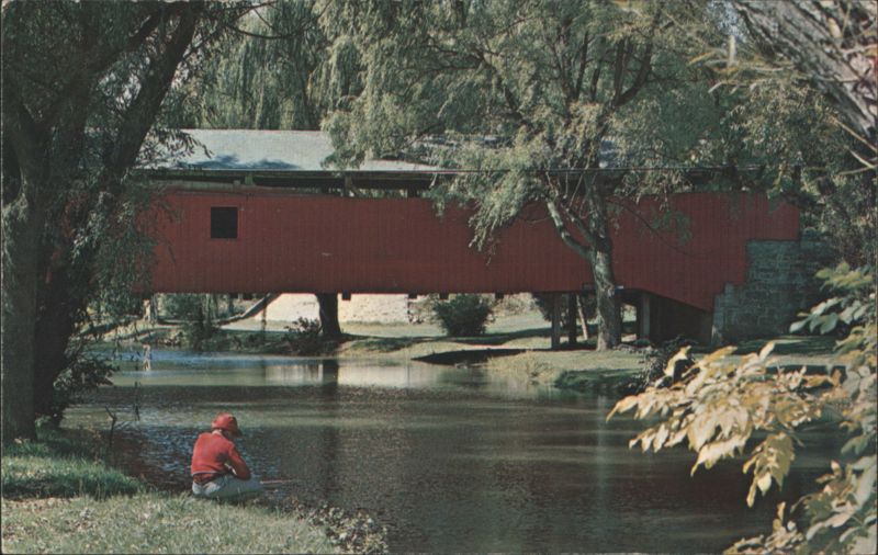 Bogert's Covered Bridge, Little Lehigh Creek Allentown Pennsylvania