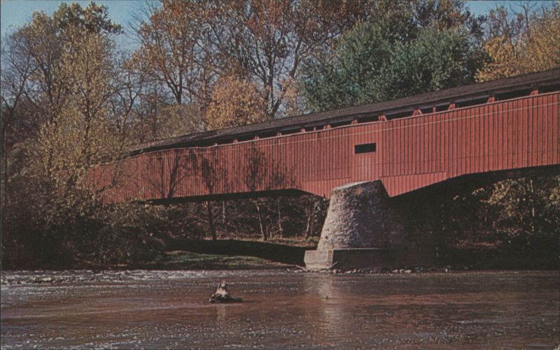 Second Lock Bridge, Covered Bridge, Pennsylvania Dutch Country