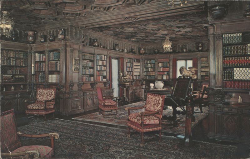 Hearst San Simeon Main Library La Casa Grande California