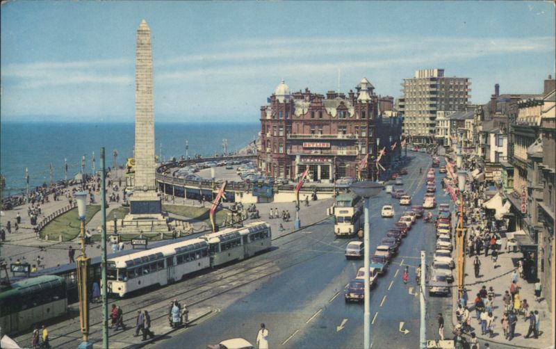 Blackpool Cenotaph, Butlin's Metropole Hotel, Trams United Kingdom
