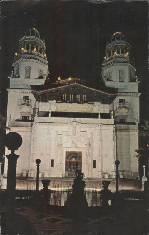 Hearst San Simeon State Historical Monument Night View California