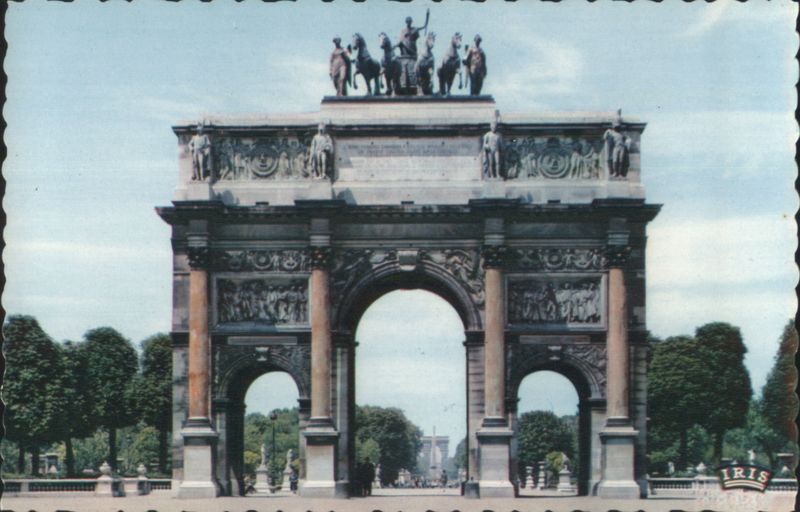 Arc de Triomphe du Carrousel, Paris France