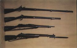 US Military Long Arms Collection, West Point Museum Postcard