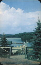 Grossinger Lake at Grossinger's Postcard