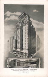 Hotel Governor Clinton, New York City Postcard
