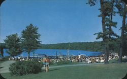 Water-Carnival & Sports at Tamiment Lake, PA Postcard