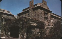 Main Entrance East Wing "The Inn" Buck Hill Falls PA Postcard