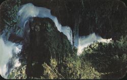 Upper Falls at THE INN, Buck Hill Falls, Pocono Mountains Postcard