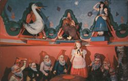 The Gingerbread Castle, Snow White, Seven Dwarfs, Little Bo-Peep Postcard