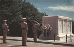 Tomb of the Unknown Soldier, Arlington Cemetery Postcard