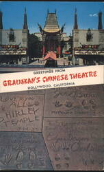Grauman's Chinese Theatre, Hollywood, CA - Forecourt Prints Postcard