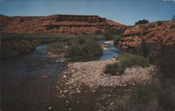 Signal Cliff, Ten Sleep Canyon, Bighorn Mountains, Wyoming Postcard