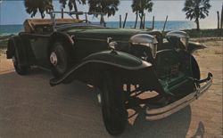 1930 Ruxton Convertible Roadster, Front Wheel Drive Postcard