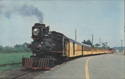 Edaville Road No. 3 Engine, Scenic Cranberry Country Postcard