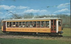 CT Electric Railway Trolley Museum Car 3001, Built 1922 Postcard