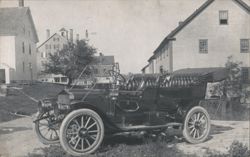 1908 Selden Auto, Shakers, Sabbathday Lake, ME Postcard