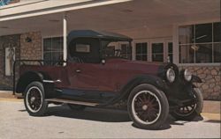 1921 Lincoln Roadster Pick-Up, V-8 Engine, Sarasota FL Postcard