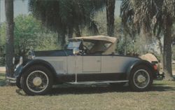 1925 Pierce Arrow Roadster Series 80, Sarasota, FL Postcard