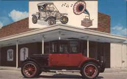 1916 Dorris Opera Coupe, Cars & Music of Yesterday Postcard