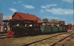 Frontier City & Santa Fe Train Ride, Old West Town Postcard