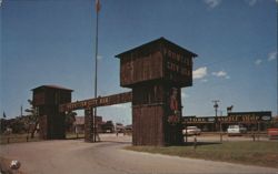 Frontier City USA Main Entrance Old West Theme Park Postcard