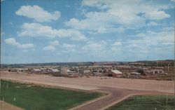 Aerial View Sioux City Municipal Airport Postcard
