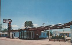Sundown Motel, Heated Pool, Air-conditioned Postcard
