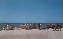 Bill's Dune Rides, Shipwreck, Silver Lake, Michigan Postcard