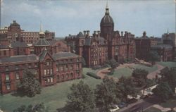 Johns Hopkins Hospital, Broadway & Monument Street Postcard