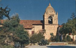 Bell Tower, San Carlos Mission, Carmel, CA Postcard