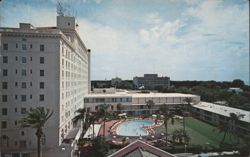 Jack Tar Hotel, Venetian Swimming Pool, Downtown Postcard