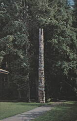 Potlatch Pole, Sitka National Historical Park Postcard