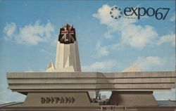 Britain Pavilion Expo 67 Montreal Postcard