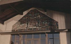 Tlingit House Front, Sitka National Historical Park Postcard