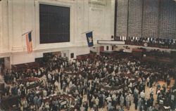 New York Stock Exchange, The Nation's Market Place Postcard
